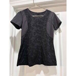 Lululemon Swiftly Tech Short‎ Sleeve Top 2.0 Camo Athletic Workout Shirt